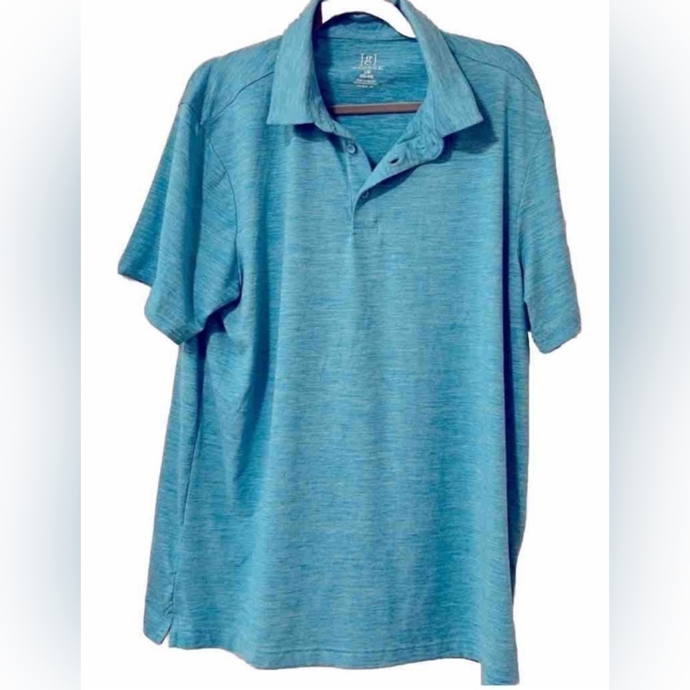 Men's George Blue Golf Polo Shirt, Soft - Size Large - Like New